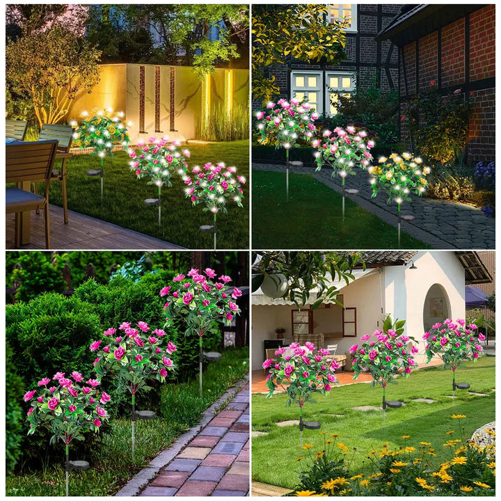 Luvikno | Sol Hagelampe Lumosia | LED Azalea | Værbestandig & Trådløs | 8t Lystid