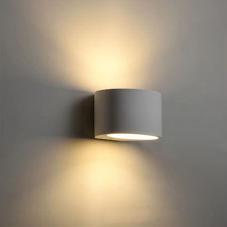 Slank Gips LED Vegglampe for Moderne Hjembelysning Luvikno