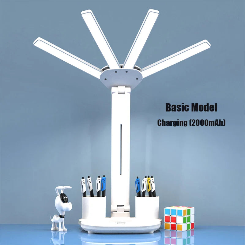 Multifunksjonell 3 i 1 Skrivebord LED Lampe | Luvikno