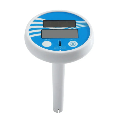 Luvikno | THERMAFLOAT Basseng termometer | Flytende vanntemometer for basseng og boblebad | Temperaturvisning 0–50 °C | Ristiff og værbestandig