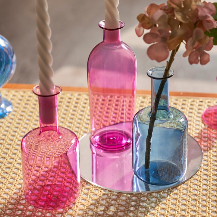 Fargerik Bud Glass Vase | Luvikno