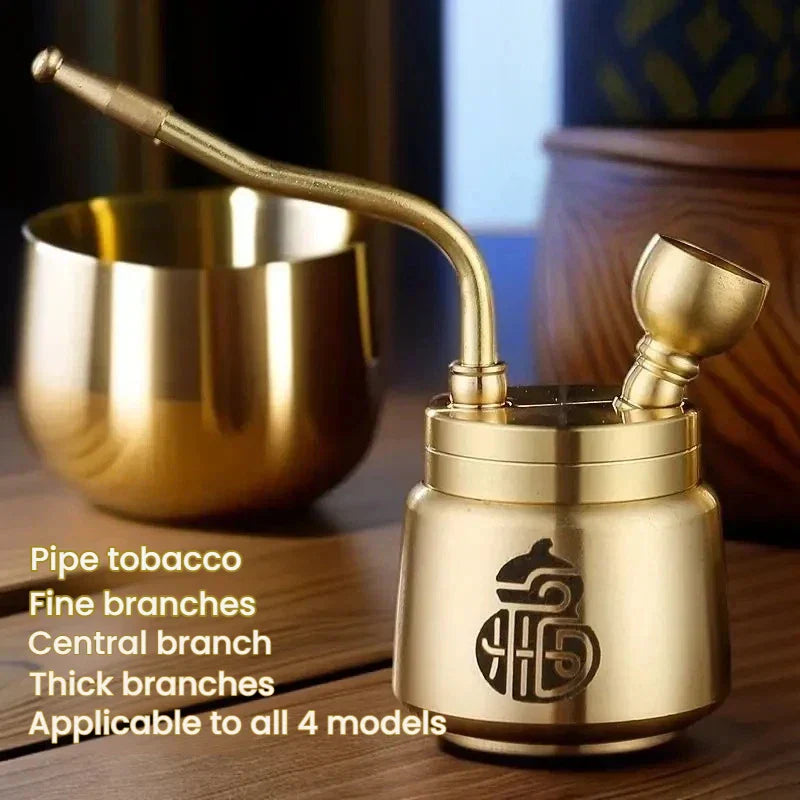Artisan Brass Pipe Aromaterapi Røkelsebrenner | Luvikno