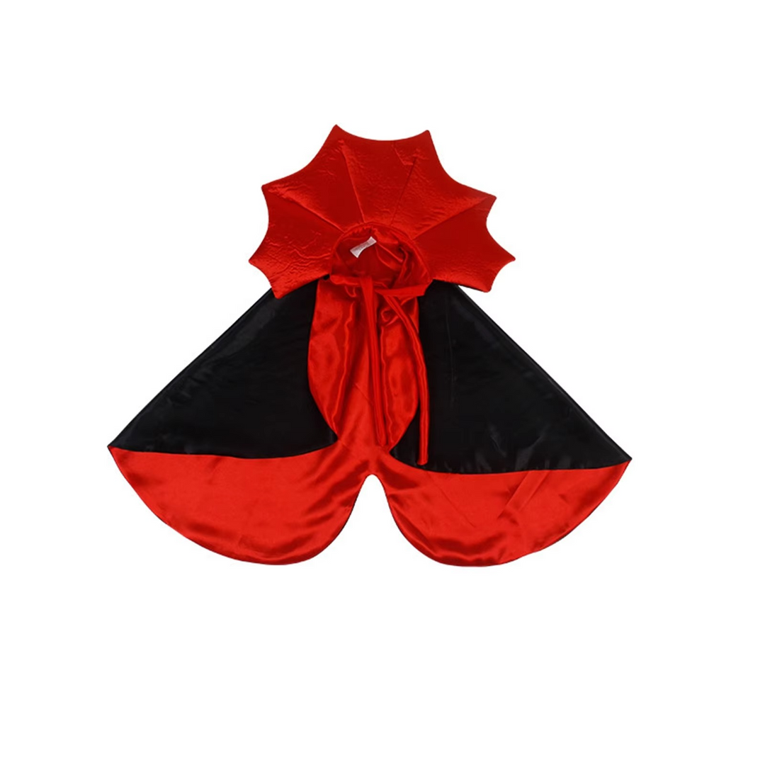 Halloween Cape Kostyme for Katter og Små Hunder – Myk Kappe for Kjæledyr Cosplay og Høytidsfester Luvikno