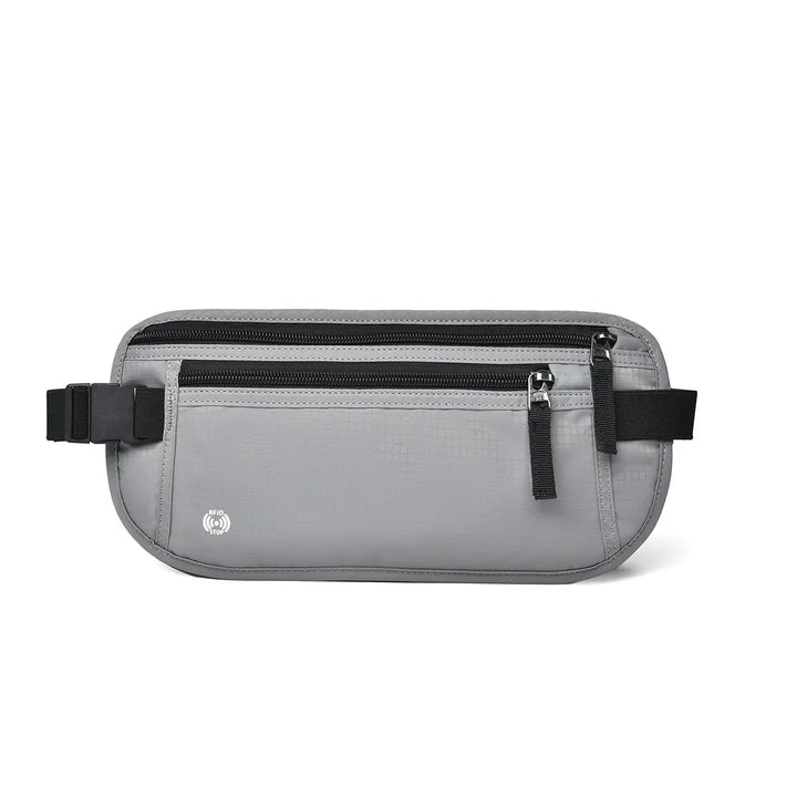 Luvikno | SafeTraveler Midjeveske | RFID Beskyttelse | Skjult Sikkerhetslomme | For Menn & Kvinner