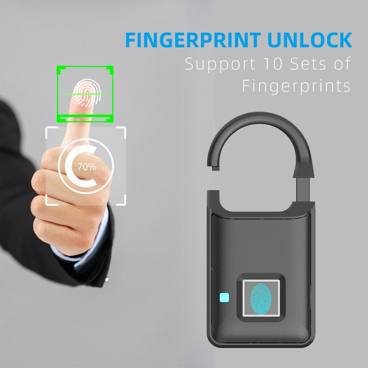Touch Guard Smart Fingeravtrykk Vanntett Sikre Lås | Luvikno