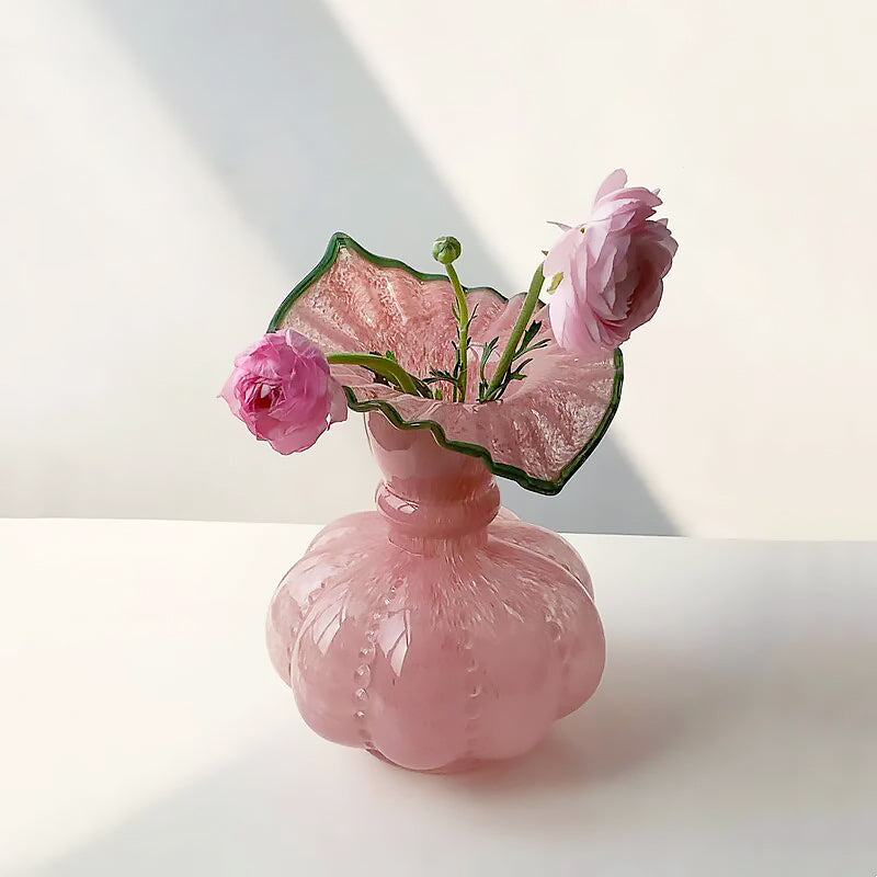 Glass Pumpkin Vase | Luvikno