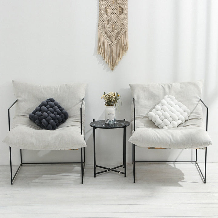Knotted Ball Decorative Pillow | Luvikno