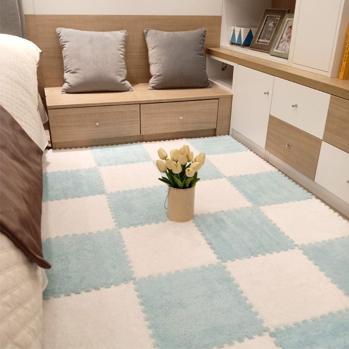 DIY Vinter Plush Puslespill Matte | Luvikno