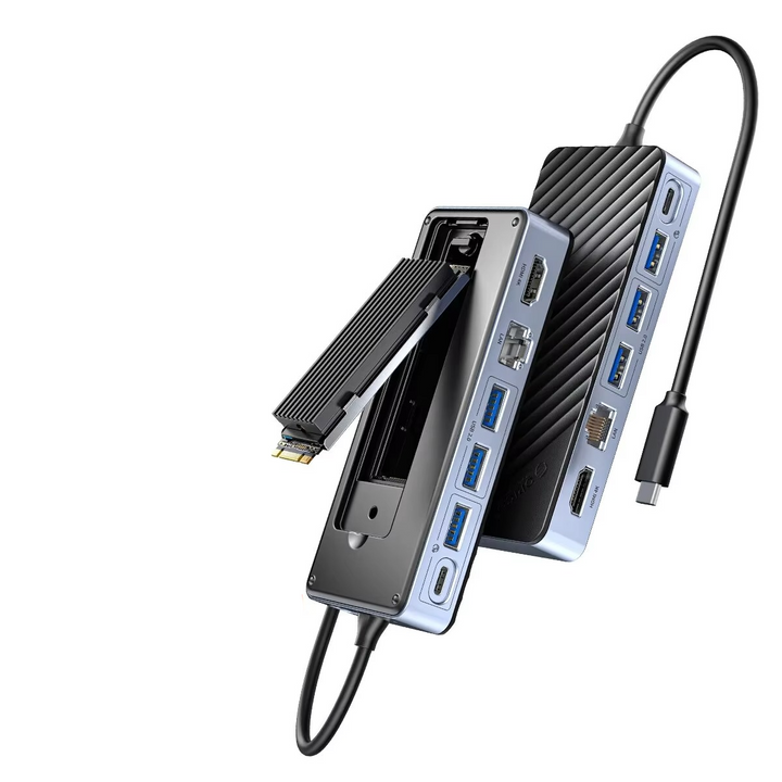 Luvikno | Ultimat USB-C Laptop Dockingstasjon med Integrert SSD Kabinett
