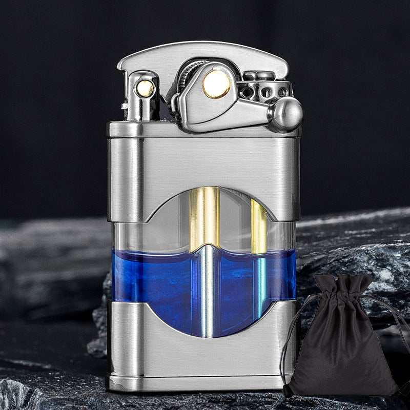 Elegant Retro Slim Metal Lighter | Luvikno
