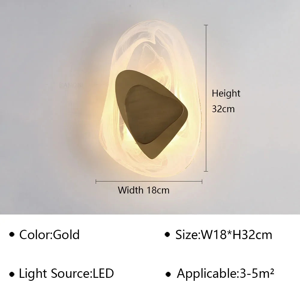 GlowElegance – LED Vegglampe for Soverom & Stue Luvikno