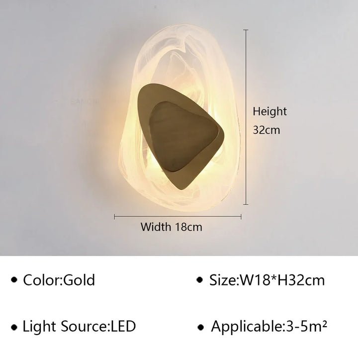 GlowElegance – LED Vegglampe for Soverom & Stue Luvikno