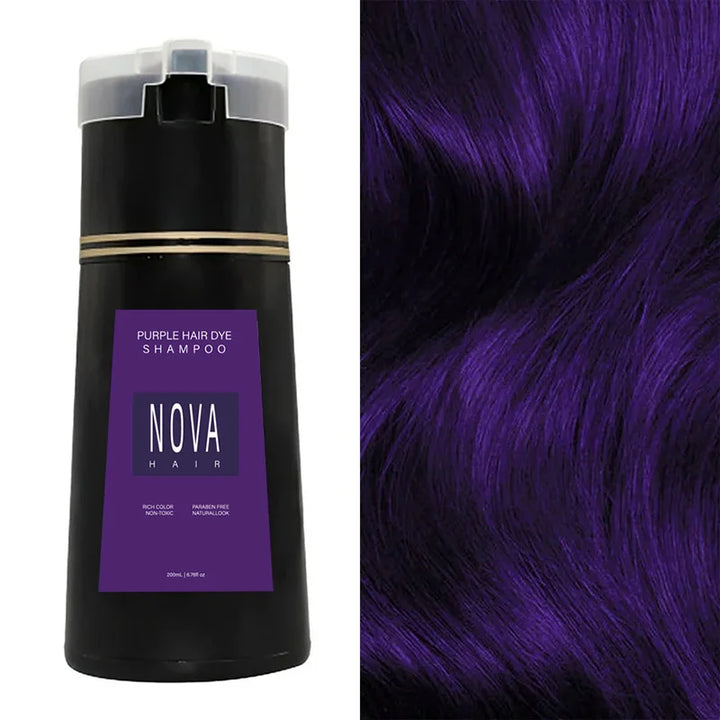 Luvikno | NovaHair Instant Dye Shampoo – Rask fargeoppfriskning for håret
