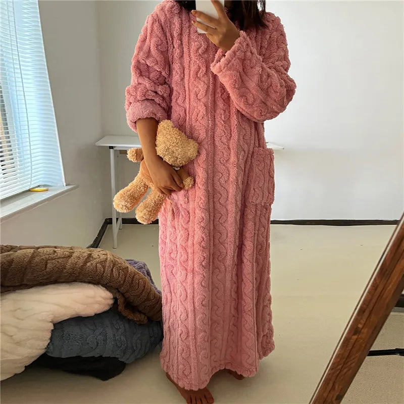 Luvik | Fleece Teddy kjole