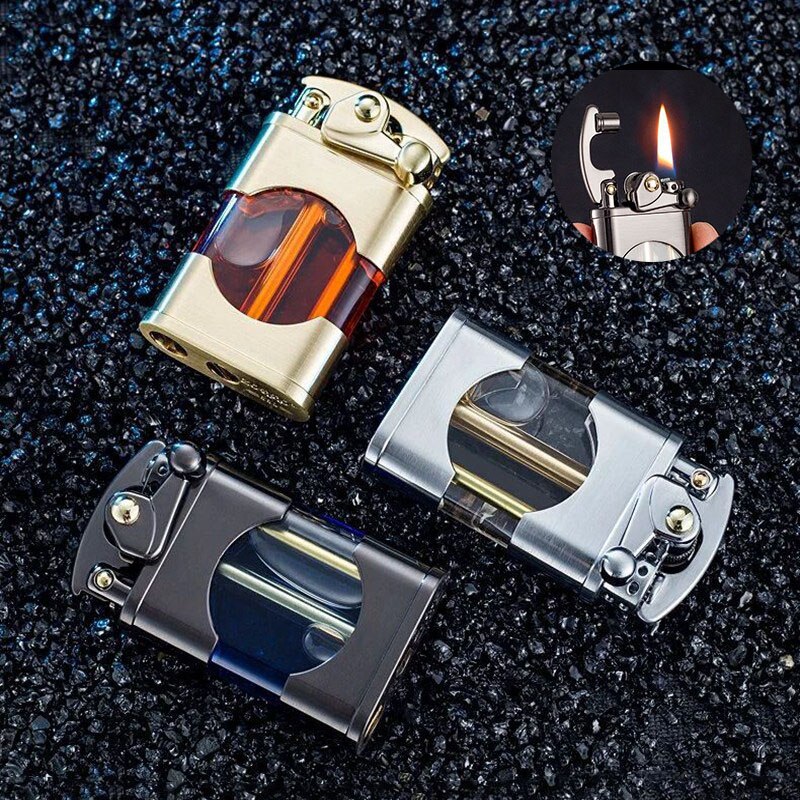 Elegant Retro Slim Metal Lighter | Luvikno