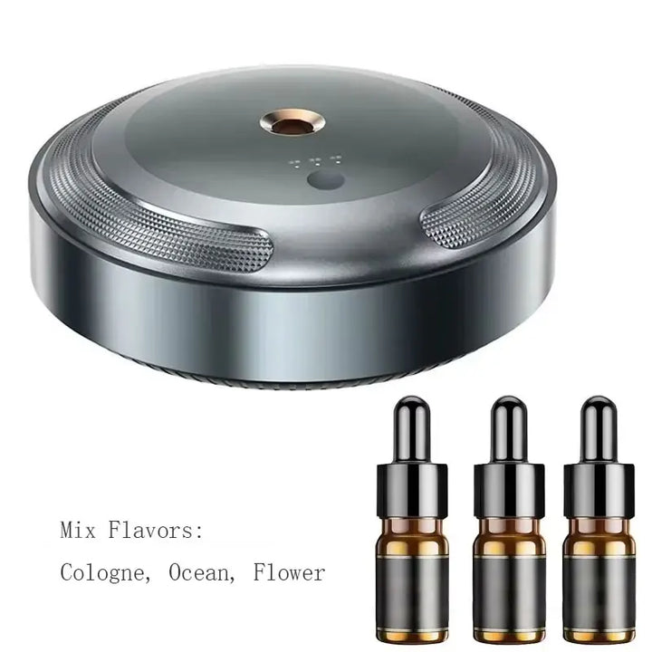 Luvikno | Lunova Aroma Diffuser Sett | Intelligent Aromaterapi Enhet med 3 Essensielle Oljer | USB Lading & Smart Mode