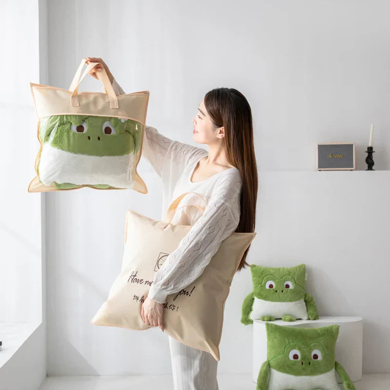 Cozy Dreams Mini Monster Quilted Pillow Luviknoanket | Luvikno