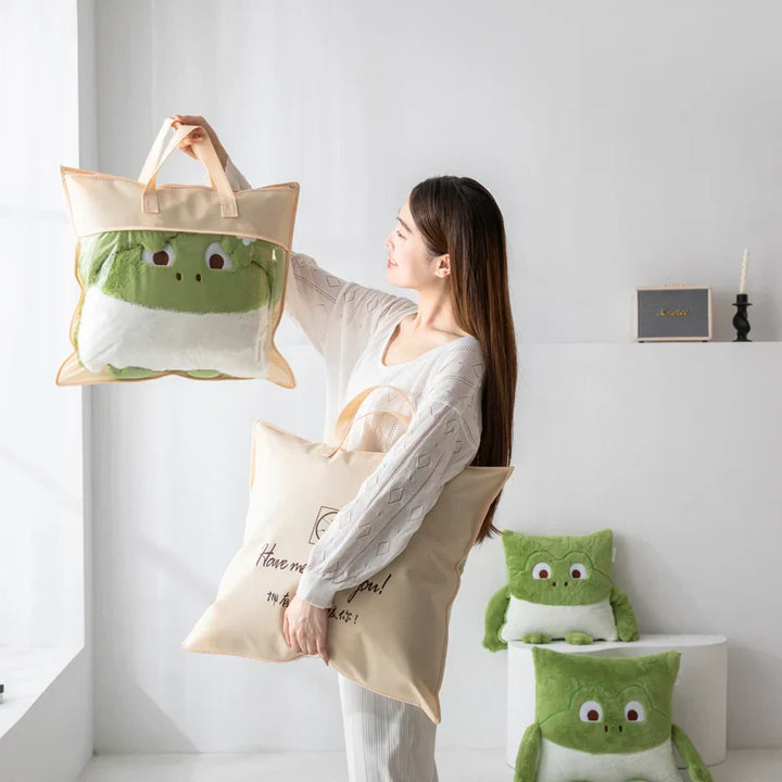 Cozy Dreams Mini Monster Quilted Pillow Luviknoanket | Luvikno