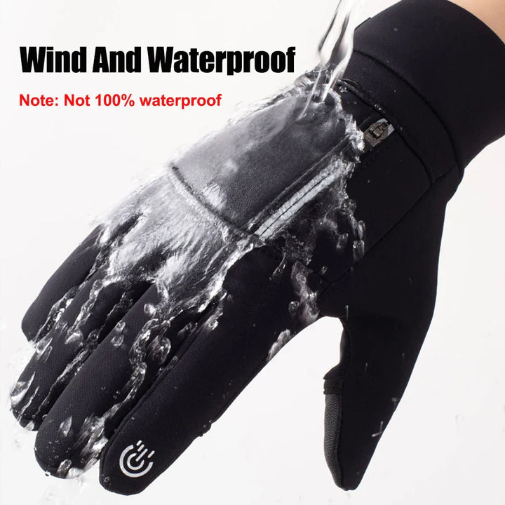 FrostGrip | Vinterhansker med foldbare fingertupper | Vanntett, Vindproof & Berøringsskjermkompatibel | M–XL Luvikno
