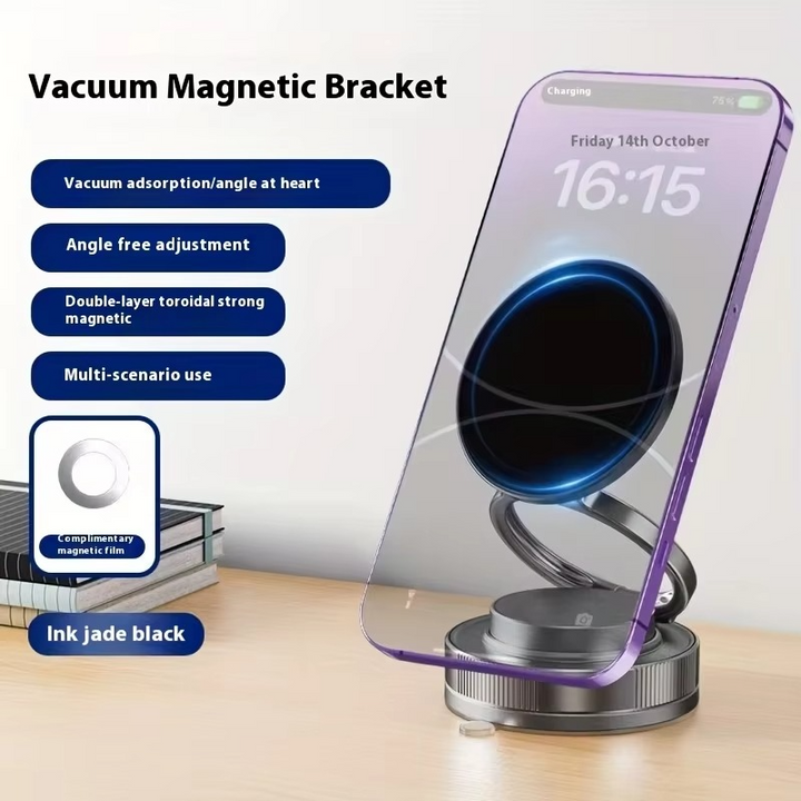 Sammenleggbar magnetisk telefonholder for iPhone og Android Luvikno