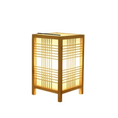 Zen-Inspirert Bambus Bordlampe for Soverom og Stue Luvikno