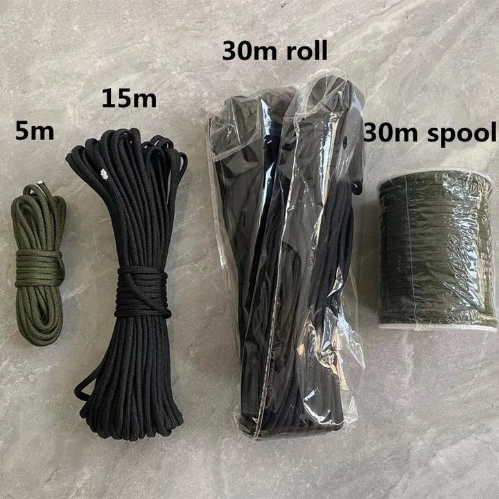 Luvikno | Paracord Tau 20 Metrer – Nødvendig Overlevelses Tau for Nødhjelpsutstyr