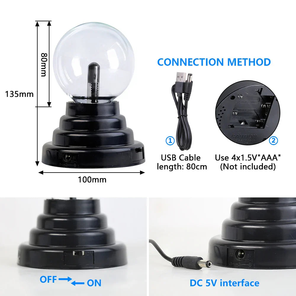 Magic Touch Futuristic Plasma Lampe | Luvikno