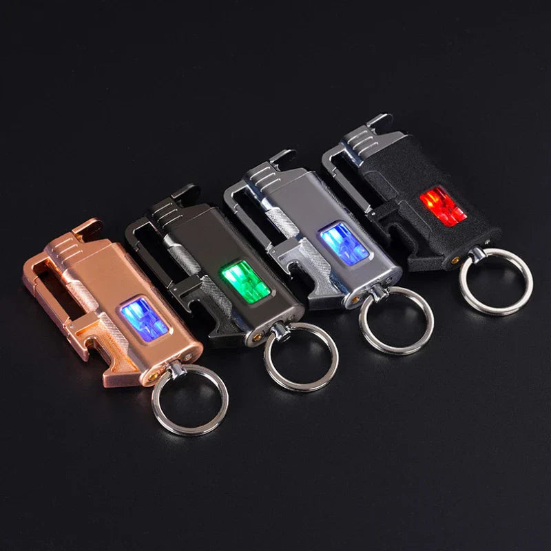 Moderne Vindresistente Metall Flaskeåpner Nøkkelring Lighter | Luvikno