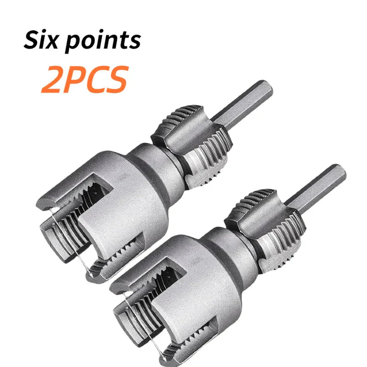 Pipe Thread Reamer & Edge Cutter Drill Attachment Tool | Luvikno