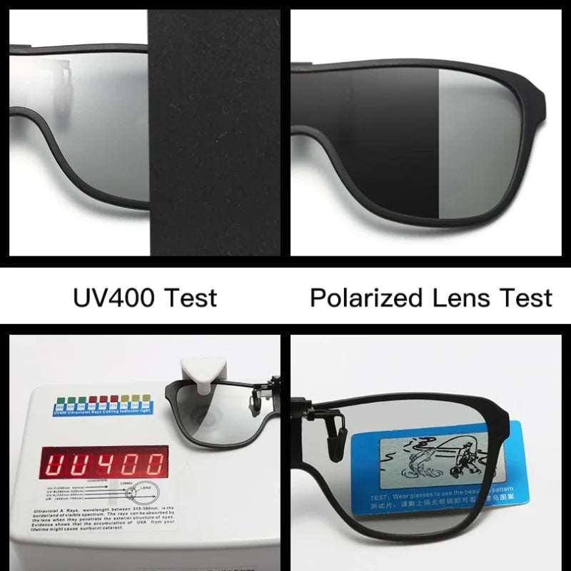 Clip-On Solbriller Polaroid Flip-Up | Luvikno