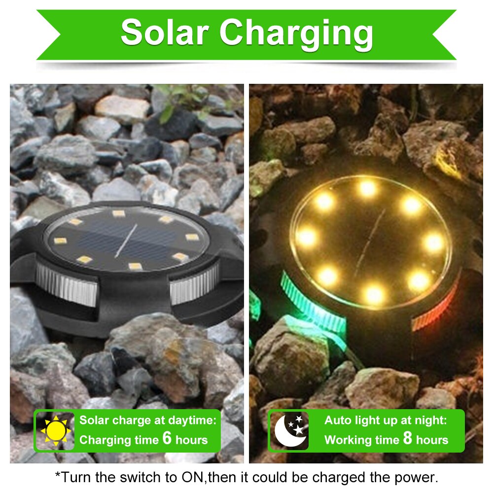 Eco Solar Colorful Garden Light | Luvikno