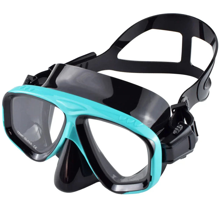 Luvikno | Mareon dykkermaske med snorkel | 180° panoramautsikt | anti-lekkasje & HD glass | matvarekvalitet silikon