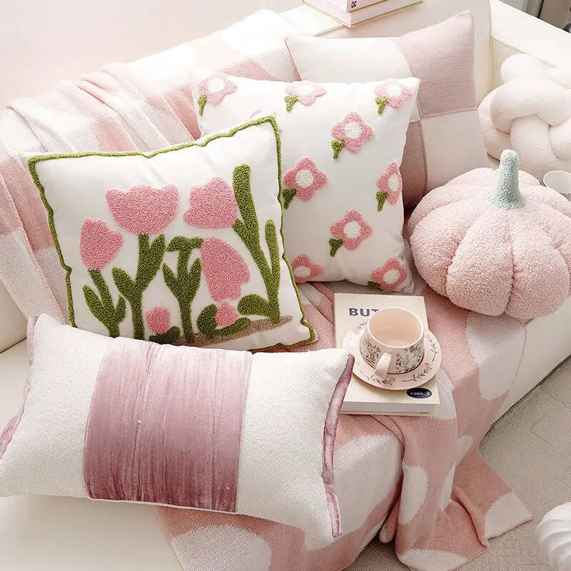 Pink Blossom Puffer Putetrekk | Luvikno