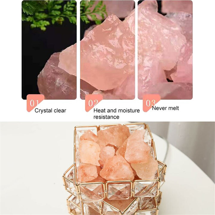 Crystal Room Mood Ambient Geo Shimmer Cube Light | Luvikno