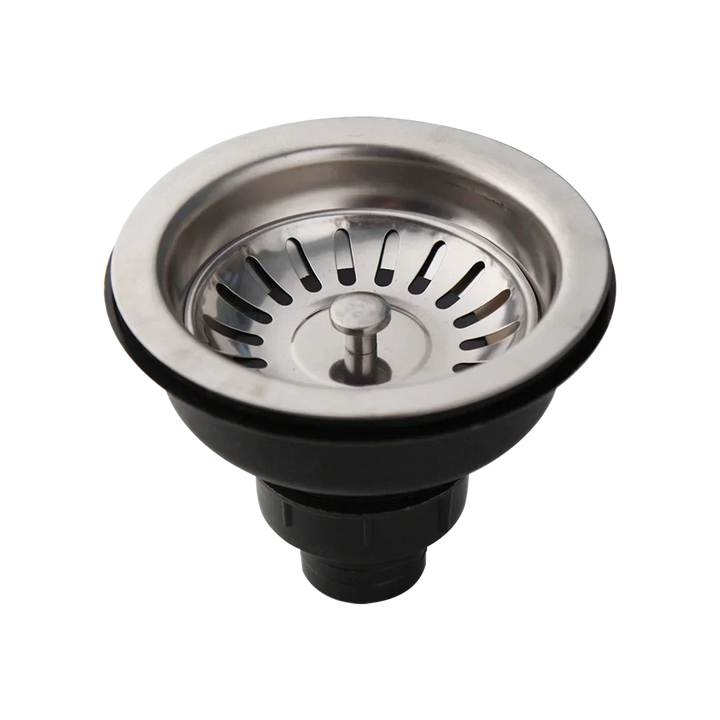 AquaGuard Rustfritt Stål Vaskestrainer med Luktfilter – Pop-Up Stopper & Anti-Blocking Kurv Luvikno