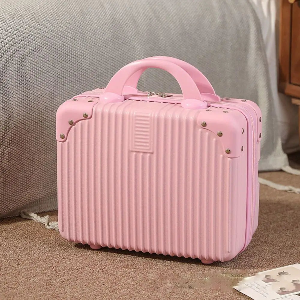 Luvikno | Travellia Mini Kosmetikkveske | Kompakt og Stilig | Hardt Skall laget av ABS+PC | Ideell for Reisen og Sminke