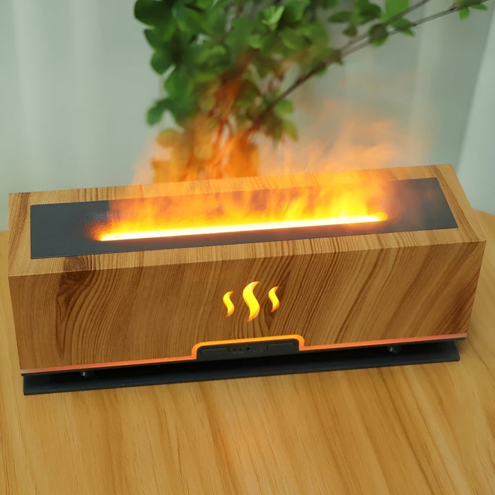 GlowFlame - Stilig Aroma Luftrenser for Hjem Luvikno