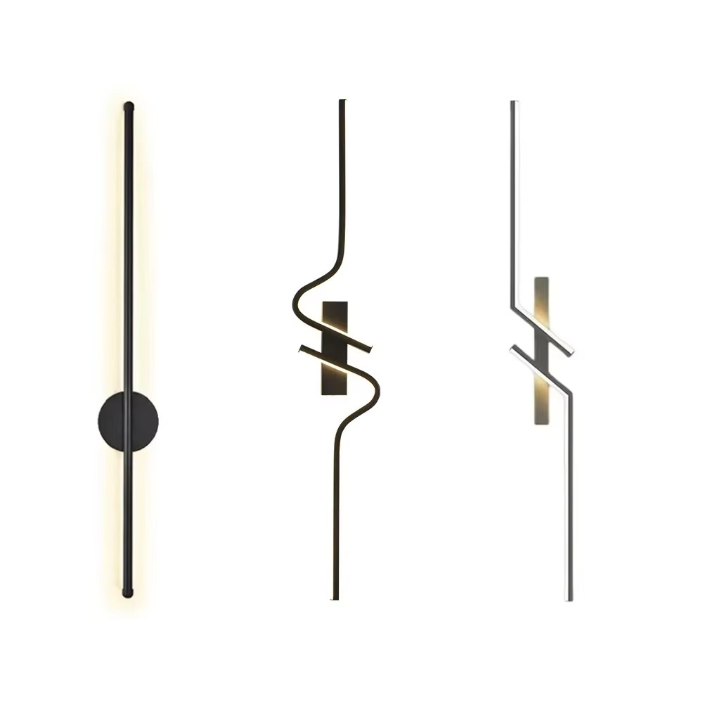Elegant LED Vegglampe - Minimalist Indoor Lighting for Living Spaces Luvikno