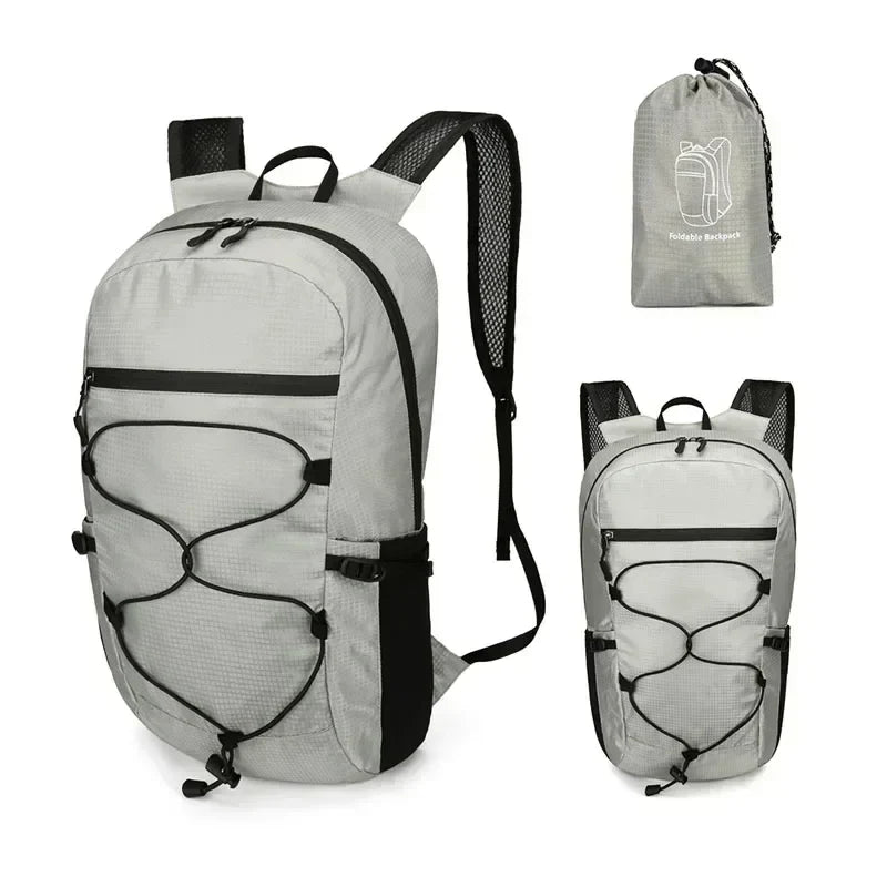 Luvikno | Utendørs Ryggsekk PackLite 20 L | Ultralett & Vanntett | Sammenleggbar for Reise & Fotturer