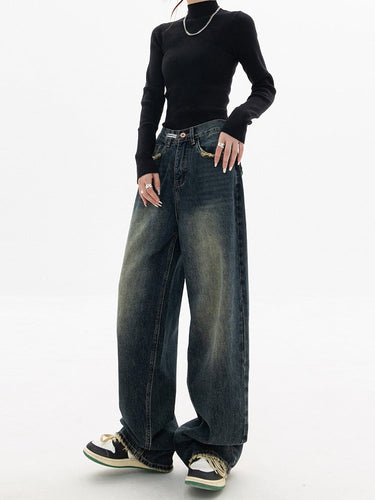 Luvik | Damer Vintage Baggy Bukse