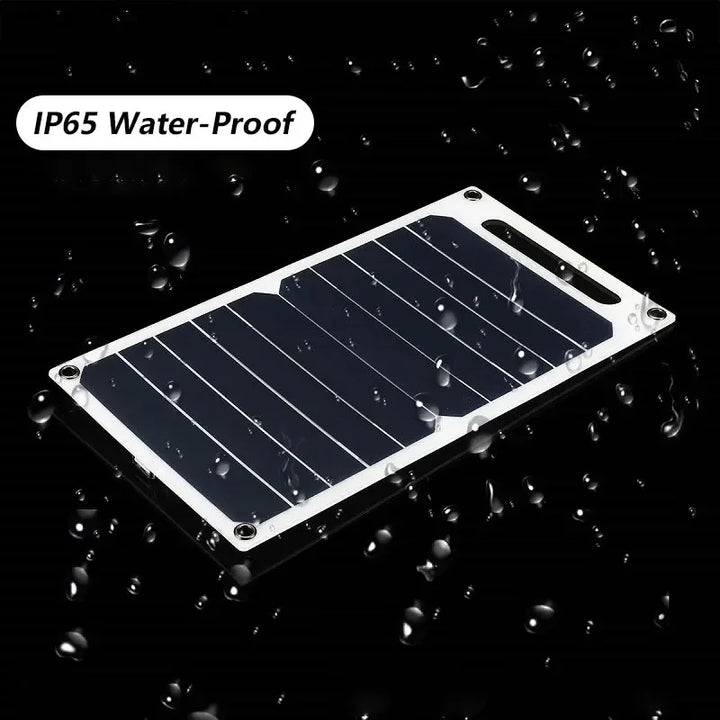 Luvikno | SolNova 30W Solpanel | Ultralett & Vanntett | USB-tilkobling for Telefon & Power Bank | Utendørs & Camping