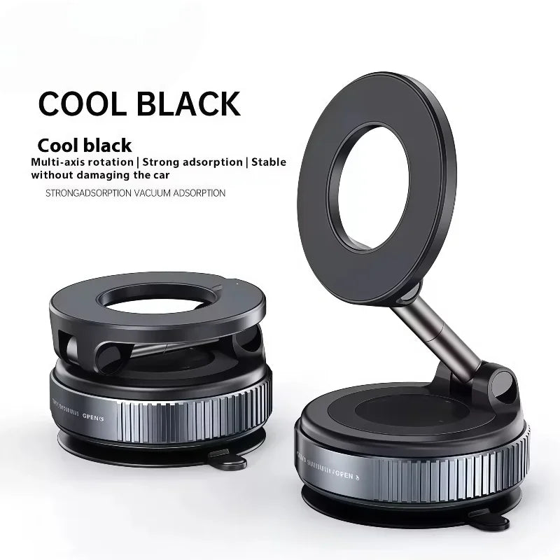 Magnetisk Telefonholder | Med Vakuum Sugekop | 360° Justerbar | Luvikno