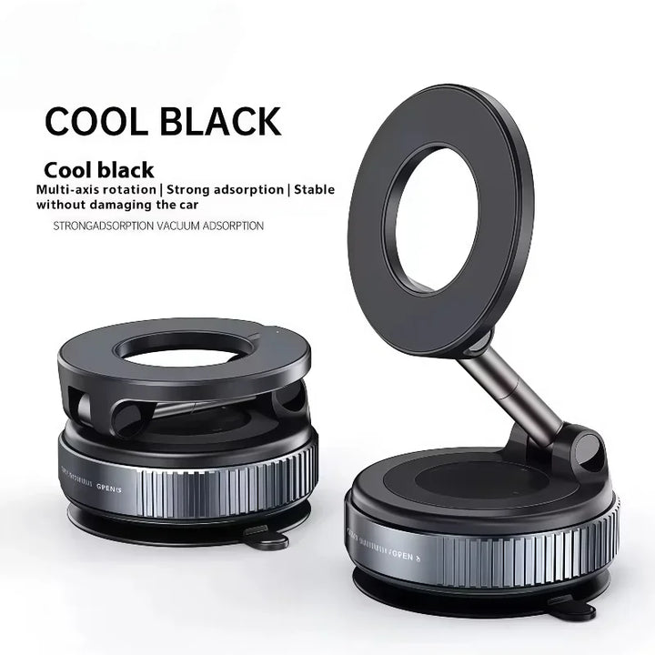 Magnetisk Telefonholder | Med Vakuum Sugekop | 360° Justerbar | Luvikno