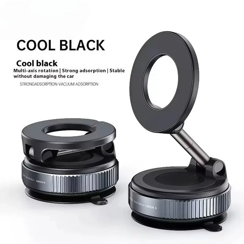Magnetisk Telefonholder | Med Vakuum Sugekop | 360° Justerbar | Luvikno