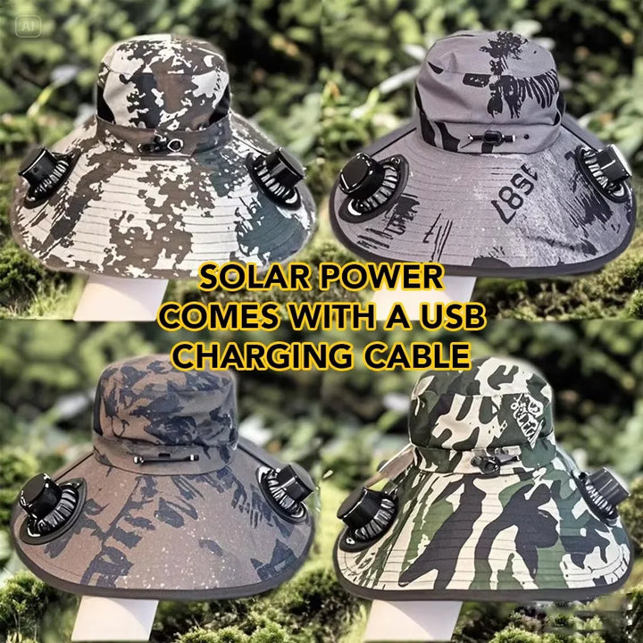 Solar Fan Bucket Hat | Luvikno