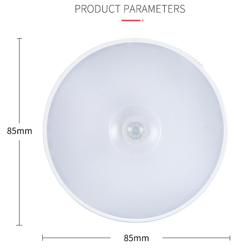Sticky LED Bevegelsessensor Mini Nattlampe | Luvikno