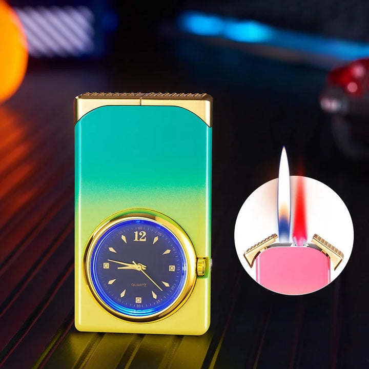 Kreativ Dual Fire Gradient Color Lighter Watch | Luvikno