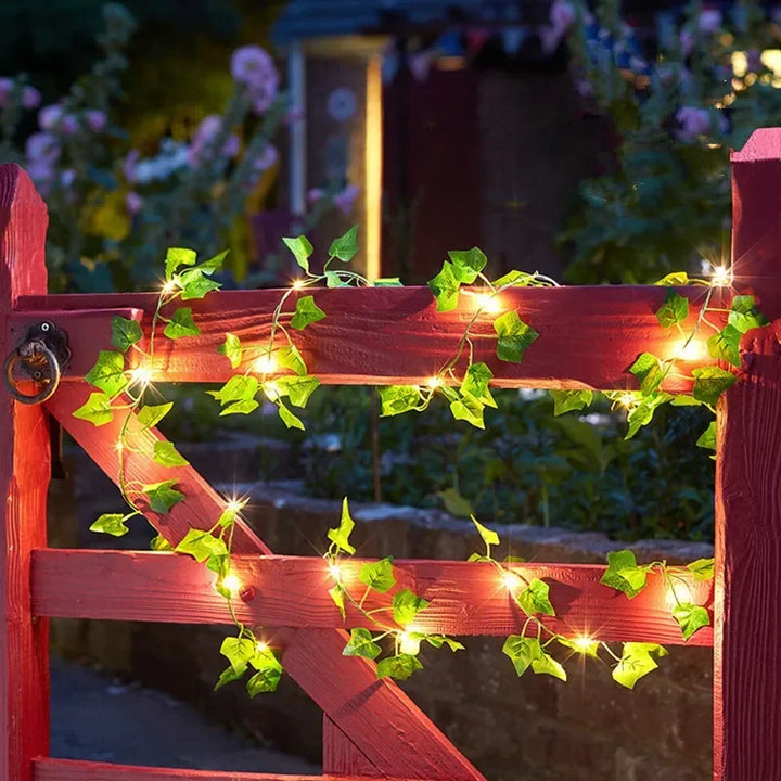 GreenGlow Lyskæde - For en Hyggelig Naturlig Belysning | Luvikno