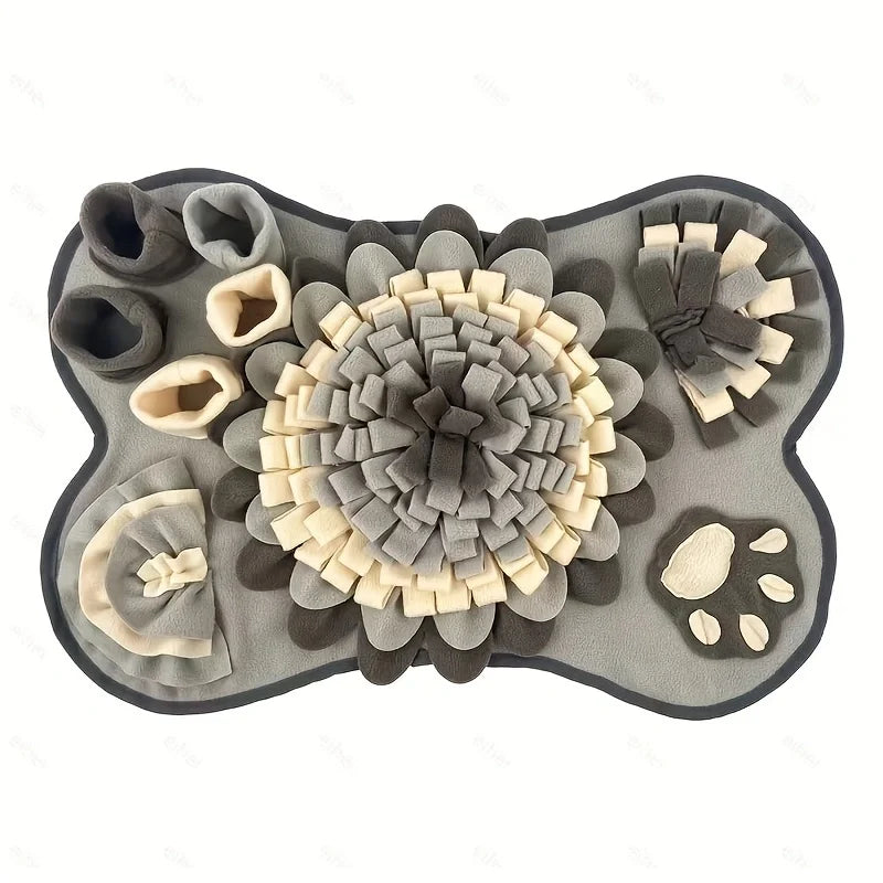 Luvikno | Snuffle mat for dogs | Interaktiv søk lek toy | Non-slip & Holdbar | Myk fleece