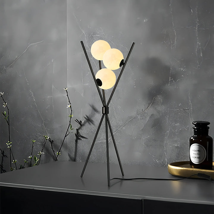 Mila - Stilig Minimalistisk Gulvlampe med Måne Design | Luvikno